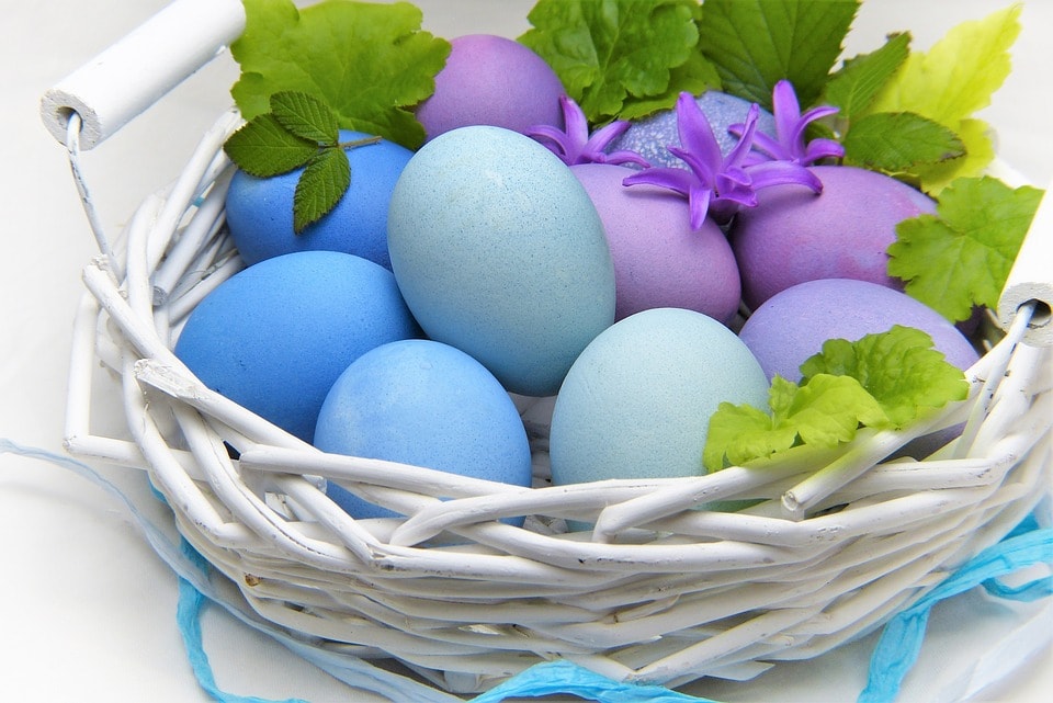Easter egg basket