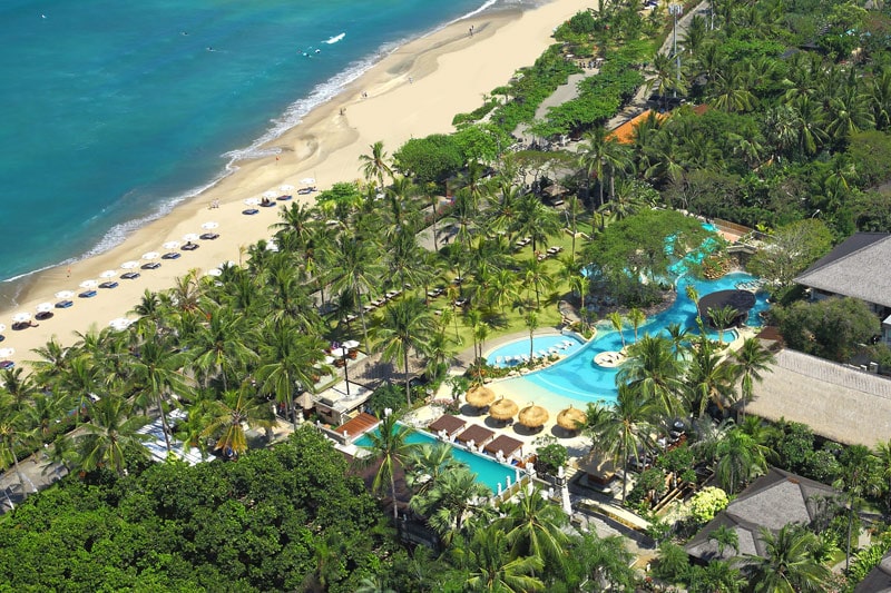 Bali Mandira Beach Resort and Spa Bali the site and beach